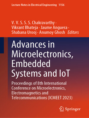 cover image of Advances in Microelectronics, Embedded Systems and IoT